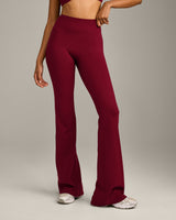 SoftMotion™ Flared Bottoms with Gray Logo | Ruby Red