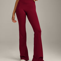 SoftMotion™ Flared Bottoms with Gray Logo | Ruby Red
