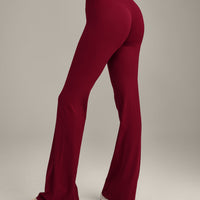 SoftMotion™ Flared Bottoms with Gray Logo | Ruby Red