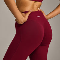 SoftMotion™ Flared Bottoms with Gray Logo | Ruby Red