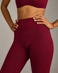 SoftMotion™ Flared Bottoms with Gray Logo | Ruby Red
