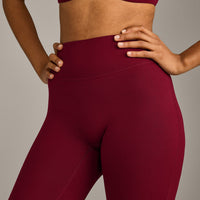 SoftMotion™ Flared Bottoms with Gray Logo | Ruby Red