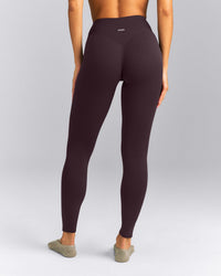 SoftMotion™ High Waisted Leggings | Dark Umber Brown