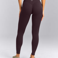 SoftMotion™ High Waisted Leggings | Dark Umber Brown