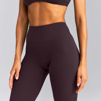 SoftMotion™ High Waisted Leggings | Dark Umber Brown