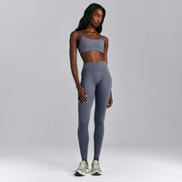 SoftMotion™ High Waisted Leggings | Granite Blue