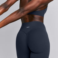 SoftMotion™ High Waisted Shorts 6" | True Blue