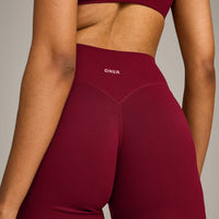 SoftMotion™ Straight Leg Bottoms with Gray Logo | Ruby Red