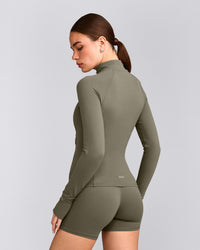SoftMotion™ Jacket with Gray Logo | Alpine Green