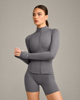 SoftMotion™ Jacket with Gray Logo | Ash Gray