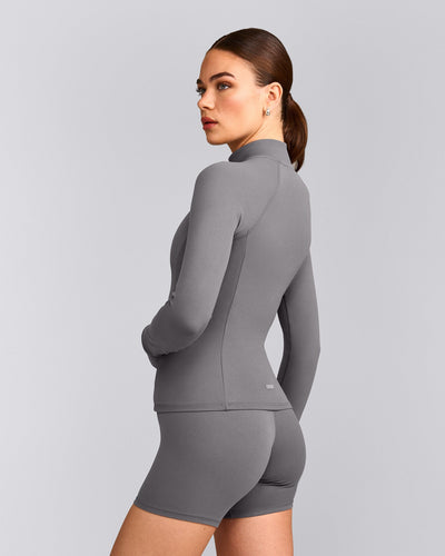 SoftMotion™ Jacket with Gray Logo | Ash Gray