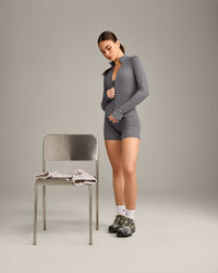 SoftMotion™ Jacket with Gray Logo | Ash Gray