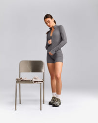 SoftMotion™ Jacket with Gray Logo | Ash Gray