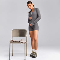 SoftMotion™ Jacket with Gray Logo | Ash Gray