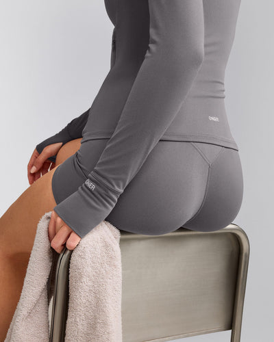 SoftMotion™ Jacket with Gray Logo | Ash Gray