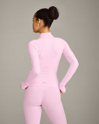 SoftMotion™ Jacket with Gray Logo | Chalk Pink