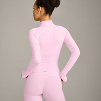 SoftMotion™ Jacket with Gray Logo | Chalk Pink