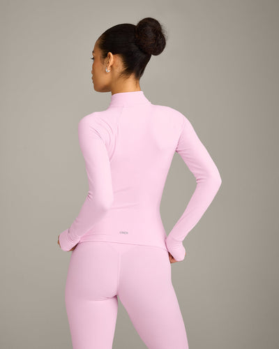 SoftMotion™ Jacket with Gray Logo | Chalk Pink