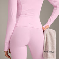 SoftMotion™ Jacket with Gray Logo | Chalk Pink