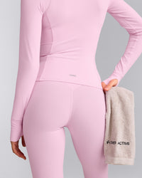 SoftMotion™ Jacket with Gray Logo | Chalk Pink