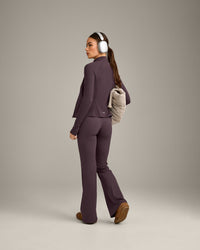 SoftMotion™ Jacket with Gray Logo | Dark Umber Brown