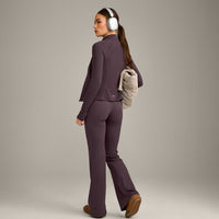 SoftMotion™ Jacket with Gray Logo | Dark Umber Brown