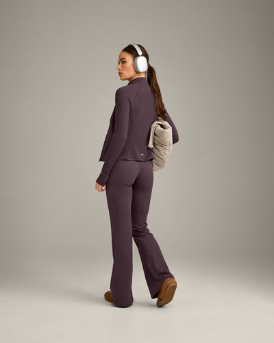 SoftMotion™ Jacket with Gray Logo | Dark Umber Brown