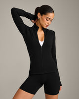 SoftMotion™ Jacket with Gray Logo | Black