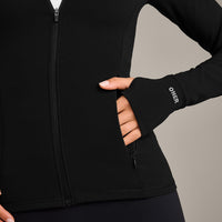 SoftMotion™ Jacket with Gray Logo | Black