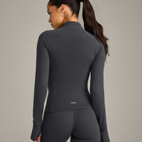 SoftMotion™ Jacket with Gray Logo | Coal