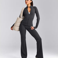SoftMotion™ Jacket with Gray Logo | Coal