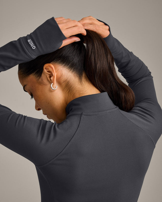 SoftMotion™ Jacket with Gray Logo | Coal