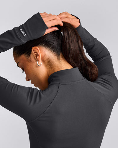 SoftMotion™ Jacket with Gray Logo | Coal