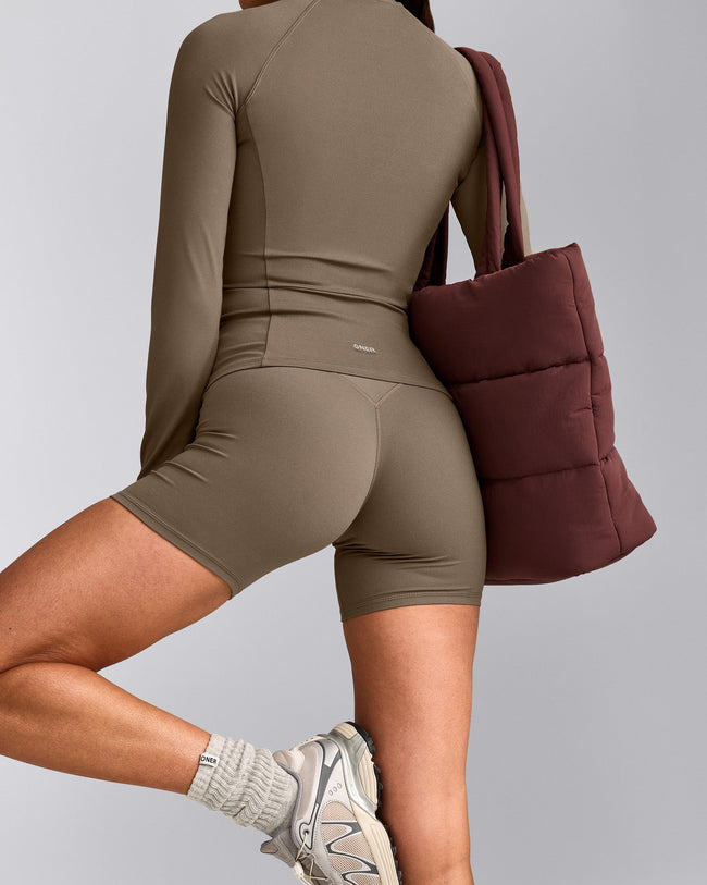 SoftMotion™ Jacket with Gray Logo | Moss Brown