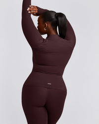 SoftMotion™ Jacket with Gray Logo | Plum Brown