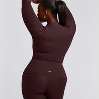 SoftMotion™ Jacket with Gray Logo | Plum Brown