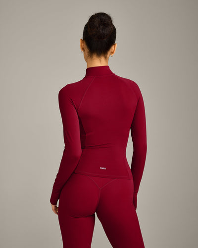 SoftMotion™ Jacket with Gray Logo | Ruby Red