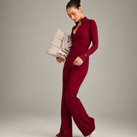 SoftMotion™ Jacket with Gray Logo | Ruby Red