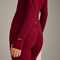SoftMotion™ Jacket with Gray Logo | Ruby Red
