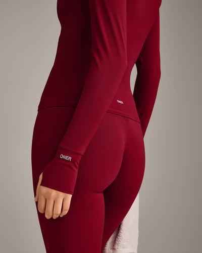 SoftMotion™ Jacket with Gray Logo | Ruby Red