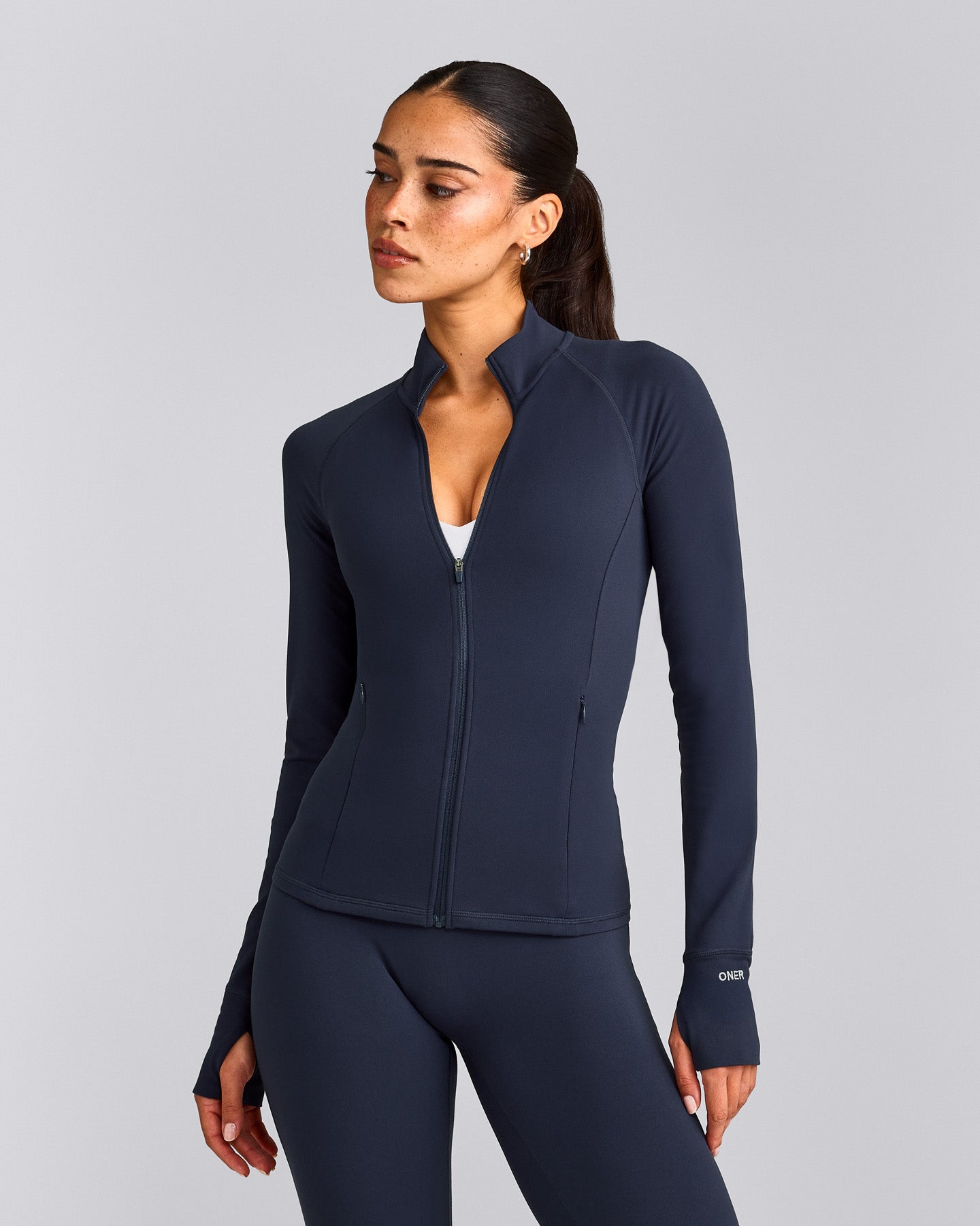 SoftMotion™ Jacket with Gray Logo | True Blue