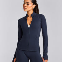 SoftMotion™ Jacket with Gray Logo | True Blue