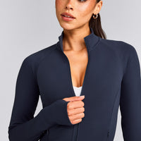 SoftMotion™ Jacket with Gray Logo | True Blue