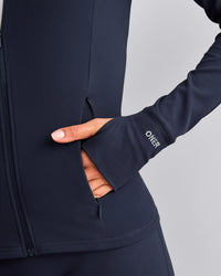 SoftMotion™ Jacket with Gray Logo | True Blue
