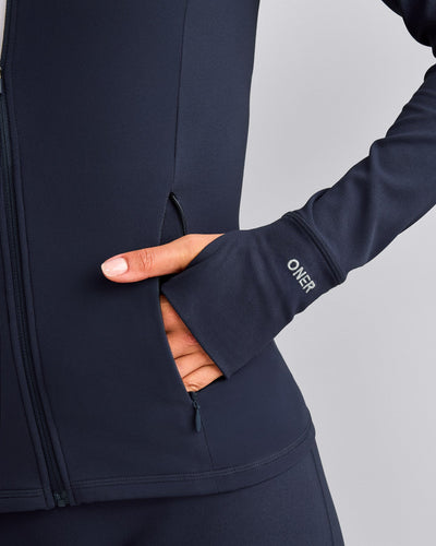 SoftMotion™ Jacket with Gray Logo | True Blue