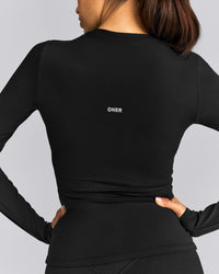 SoftMotion™ Long Sleeve Top | Black