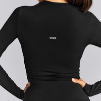 SoftMotion™ Long Sleeve Top | Black