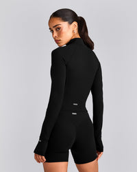 SoftMotion™ Mid Jacket with Gray Logo | Black