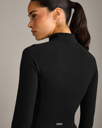 SoftMotion™ Mid Jacket with Gray Logo | Black