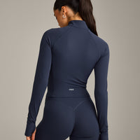 SoftMotion™ Mid Jacket with Grey Logo | True Blue